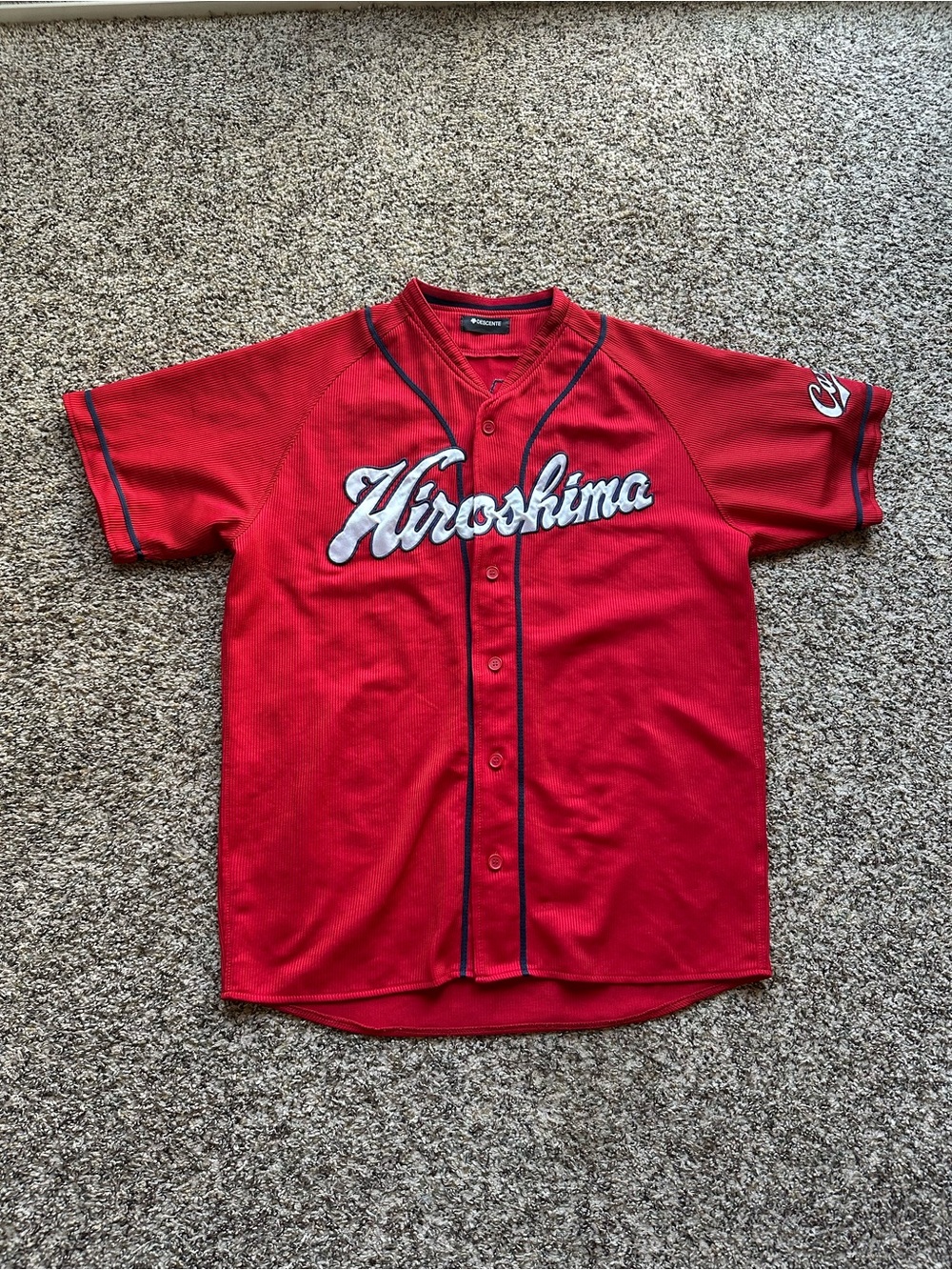 Hiroshima Carp baseball jersey from Japan!